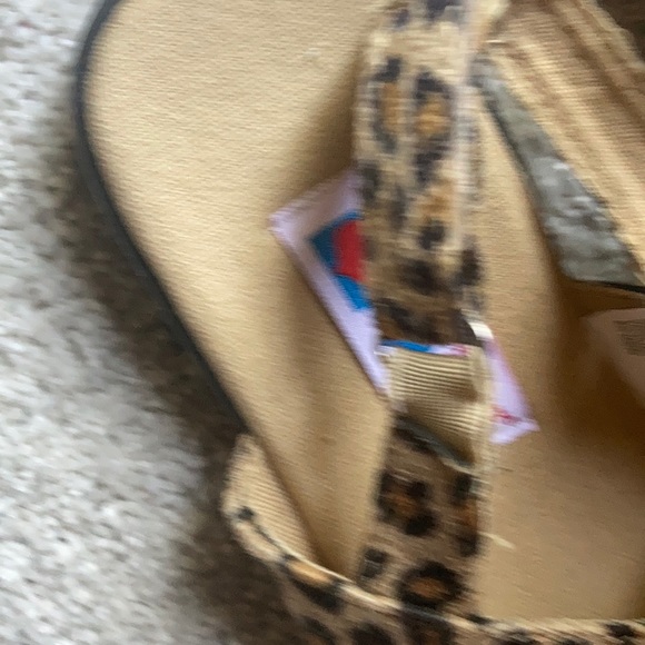 American Sweetheart Animal Print Sandals Size 8M - Picture 5 of 6